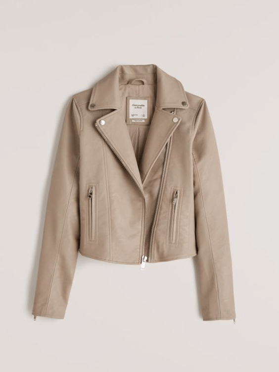 Leather Jacket s Red/Black