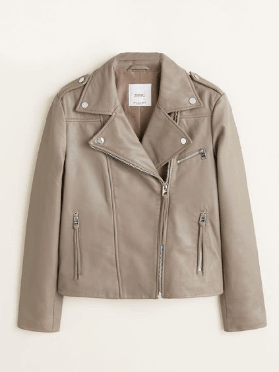 Leather Jacket ss Snake print