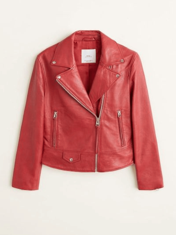 Leather Jacket s Black/Yellow