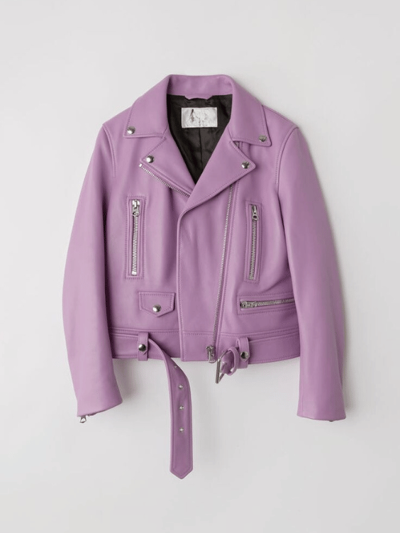 Suede Leather Mini Skirt