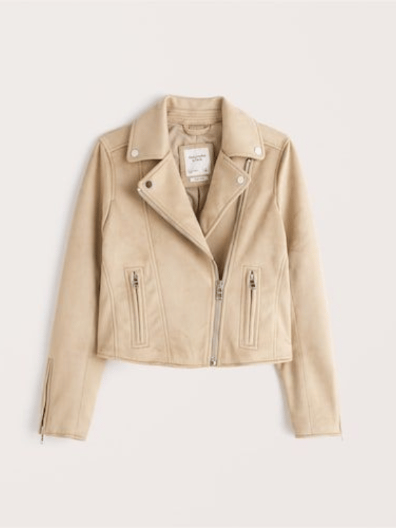 Cotton T-Leather Jacket